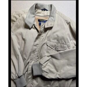 Vtg Brooks Brothers  Bomber Jacket Lined Full Zip Outdoor‎ Preppy Men's Size 44L